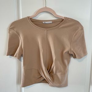 Zara twist front top